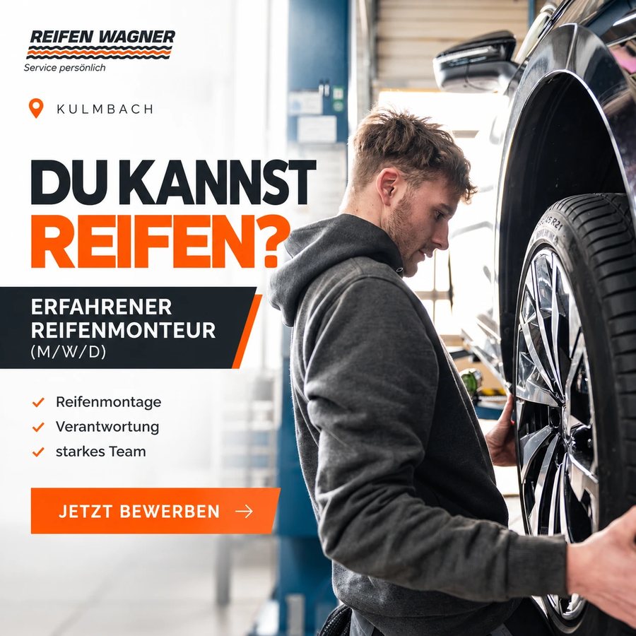 Anzeige Kulmbach, Reifen Wagner