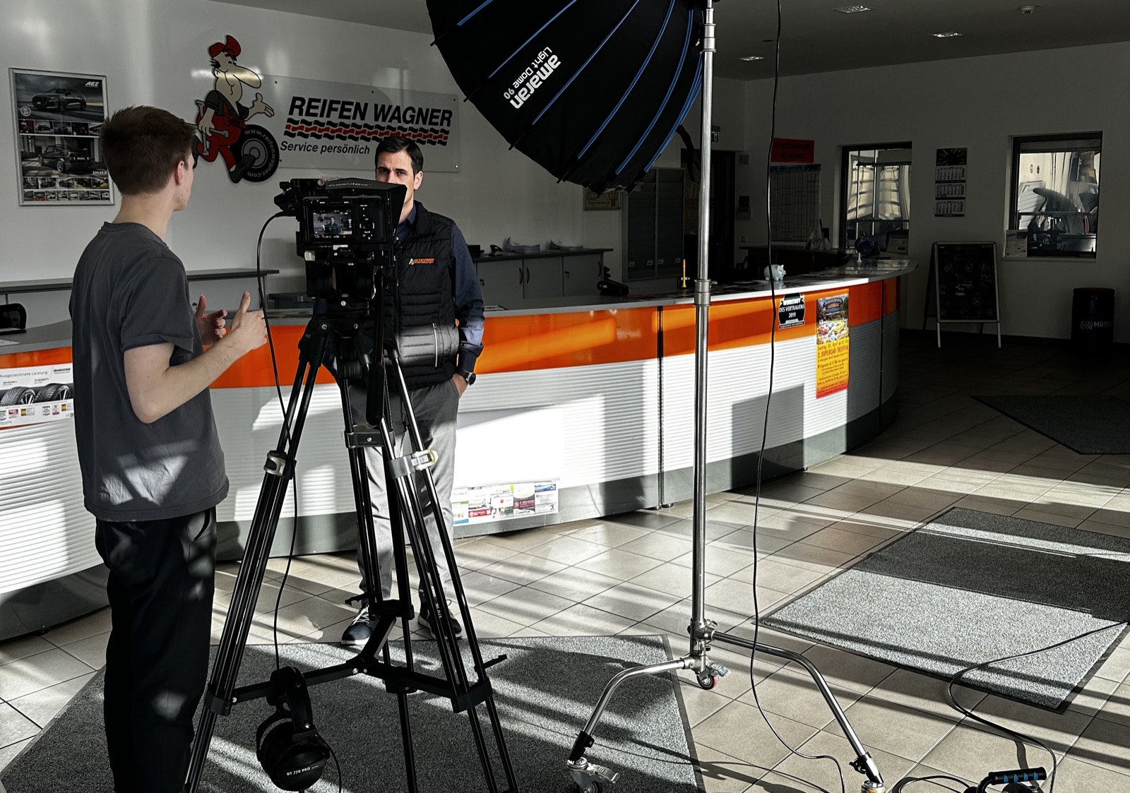 Videodreh am Set – Leadnetic Videoproduktion